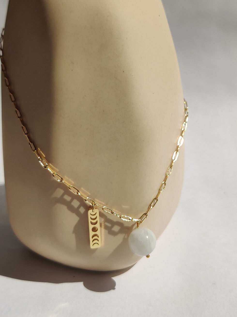 Moon’s Tribe June birthstone moonstone necklace for feminine energy and intuitive balance