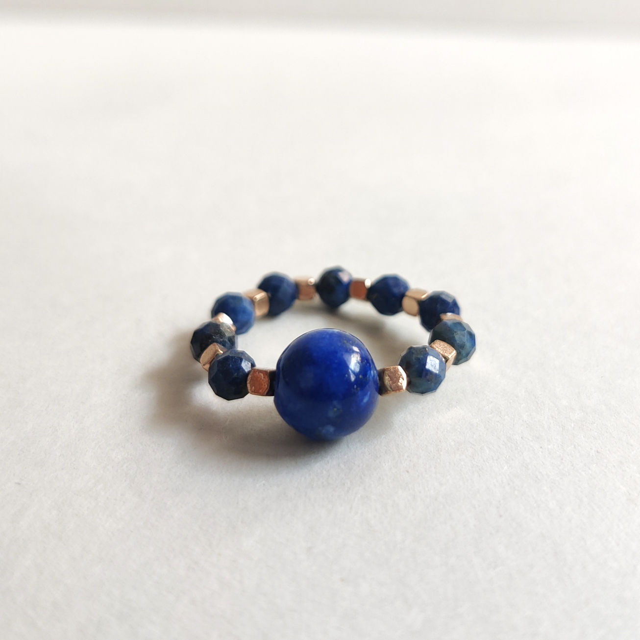 Moon’s Tribe lapis lazuli ring designed with natural gemstone for clarity and confident expression