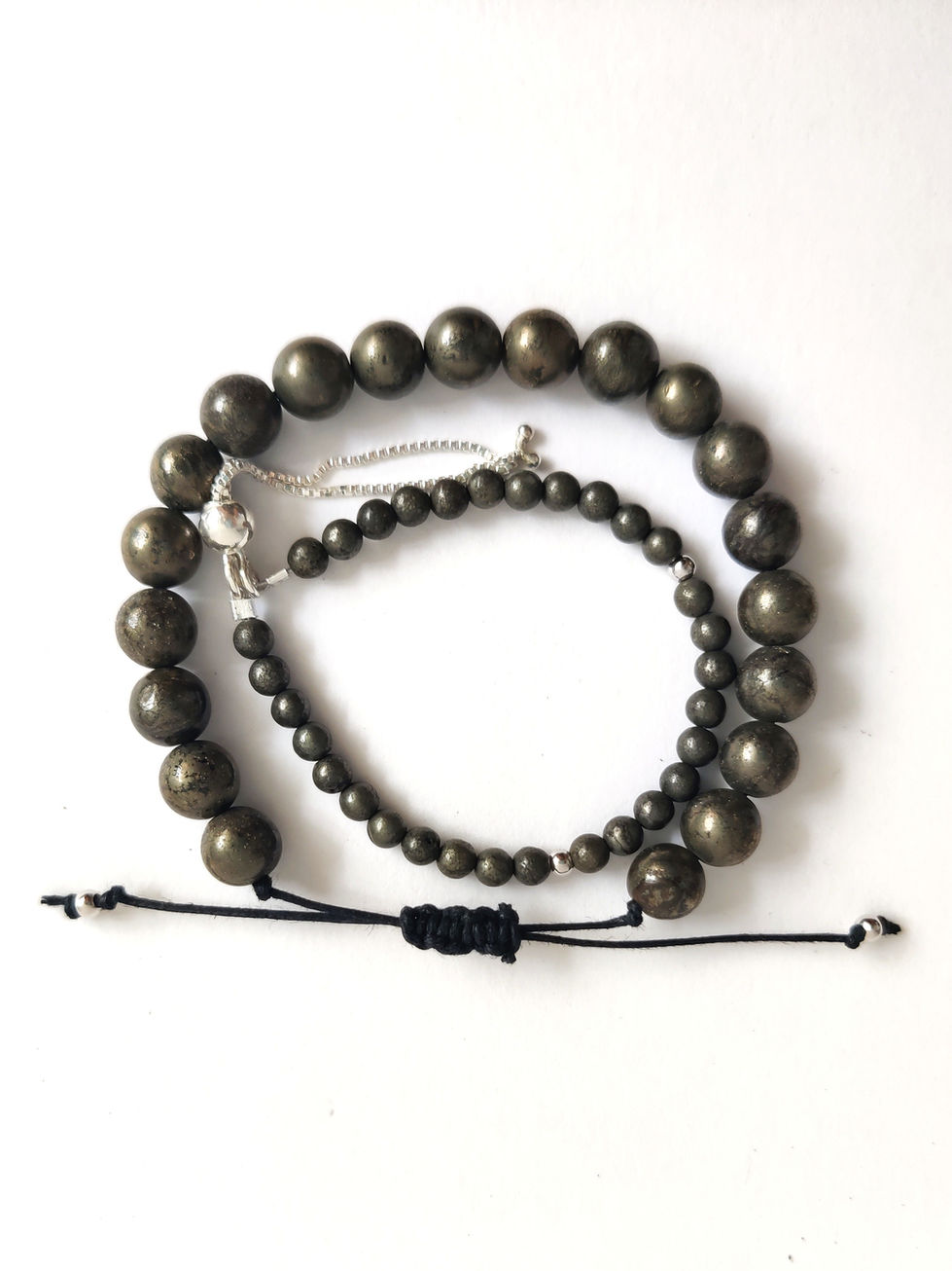 Tara Pyrite Bracelet Set for Him and Her – Diwali Special Handmade Gift