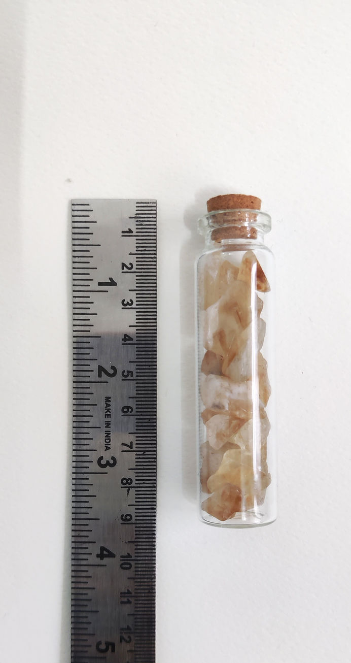 Citrine crystal Jar for home decor| Citrine for Home| Citrine gemstone Jar