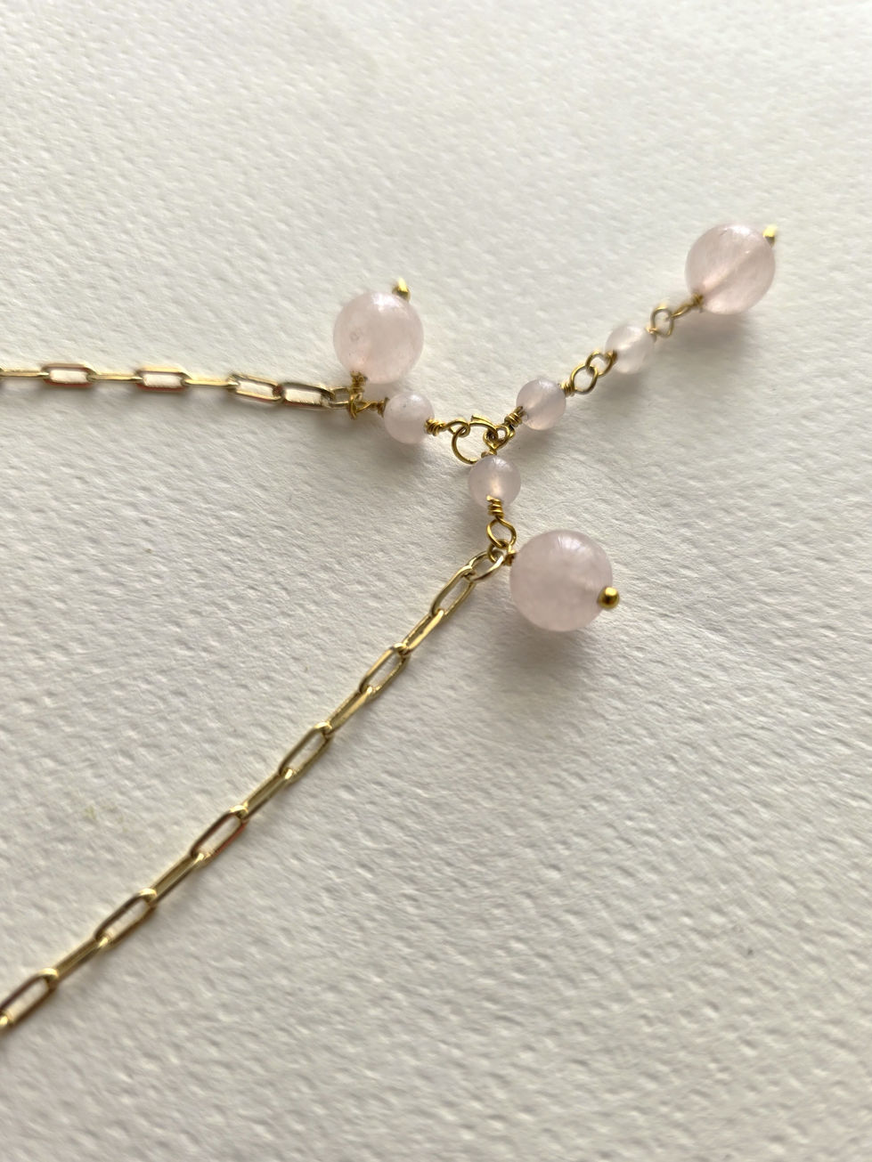 Delicate Rose Quartz Necklace for Self-Love | Moon’s Tribe