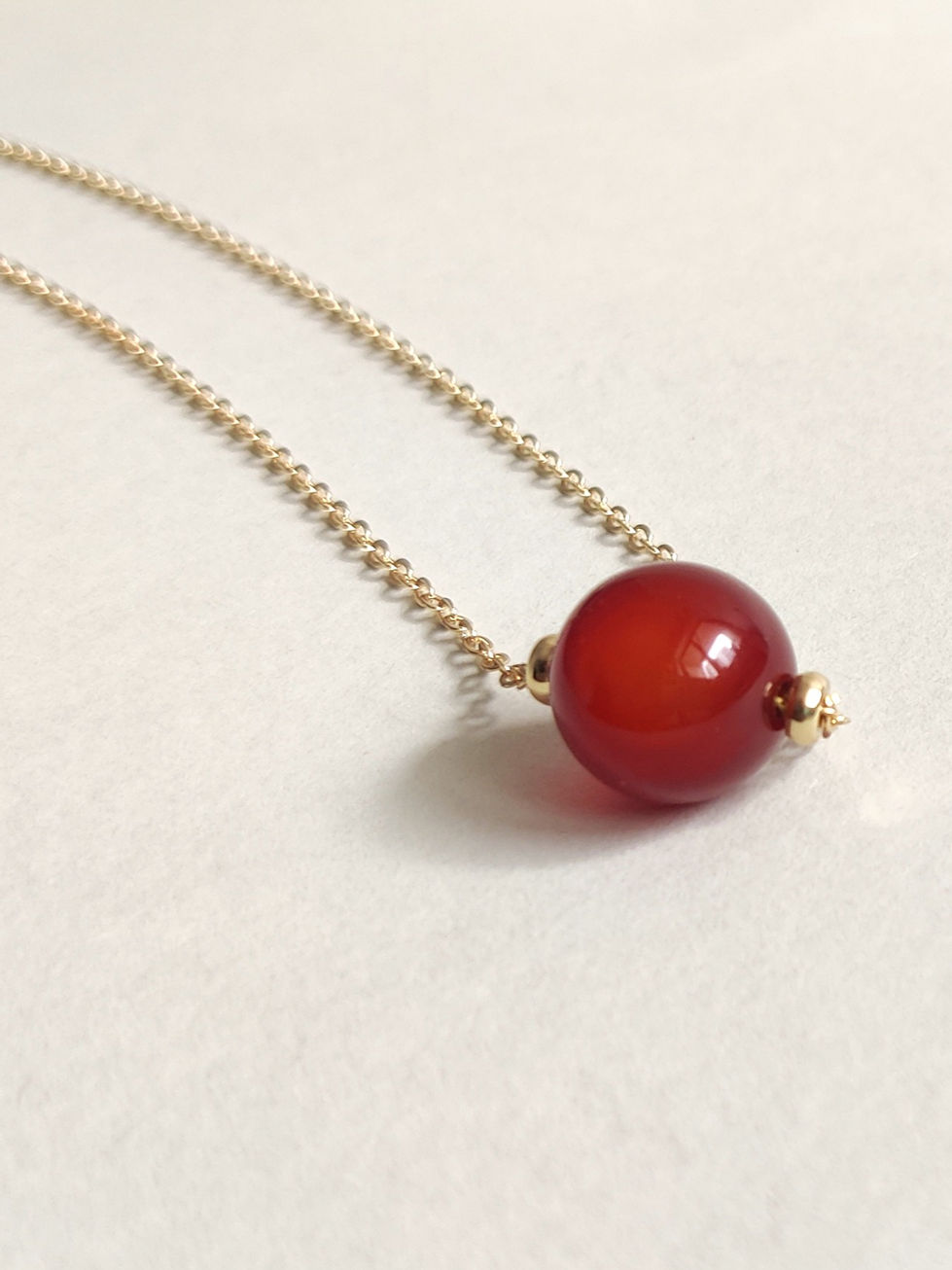 Moon’s Tribe Eka carnelian necklace for creativity, confidence, and bold daily energy
