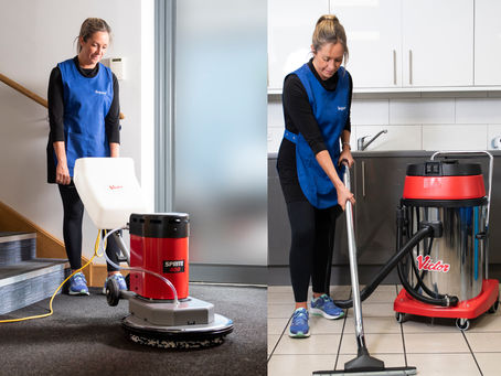 The Perfect Combo: Rotary Machine and Wet and Dry Vacuum for Floor Cleaning