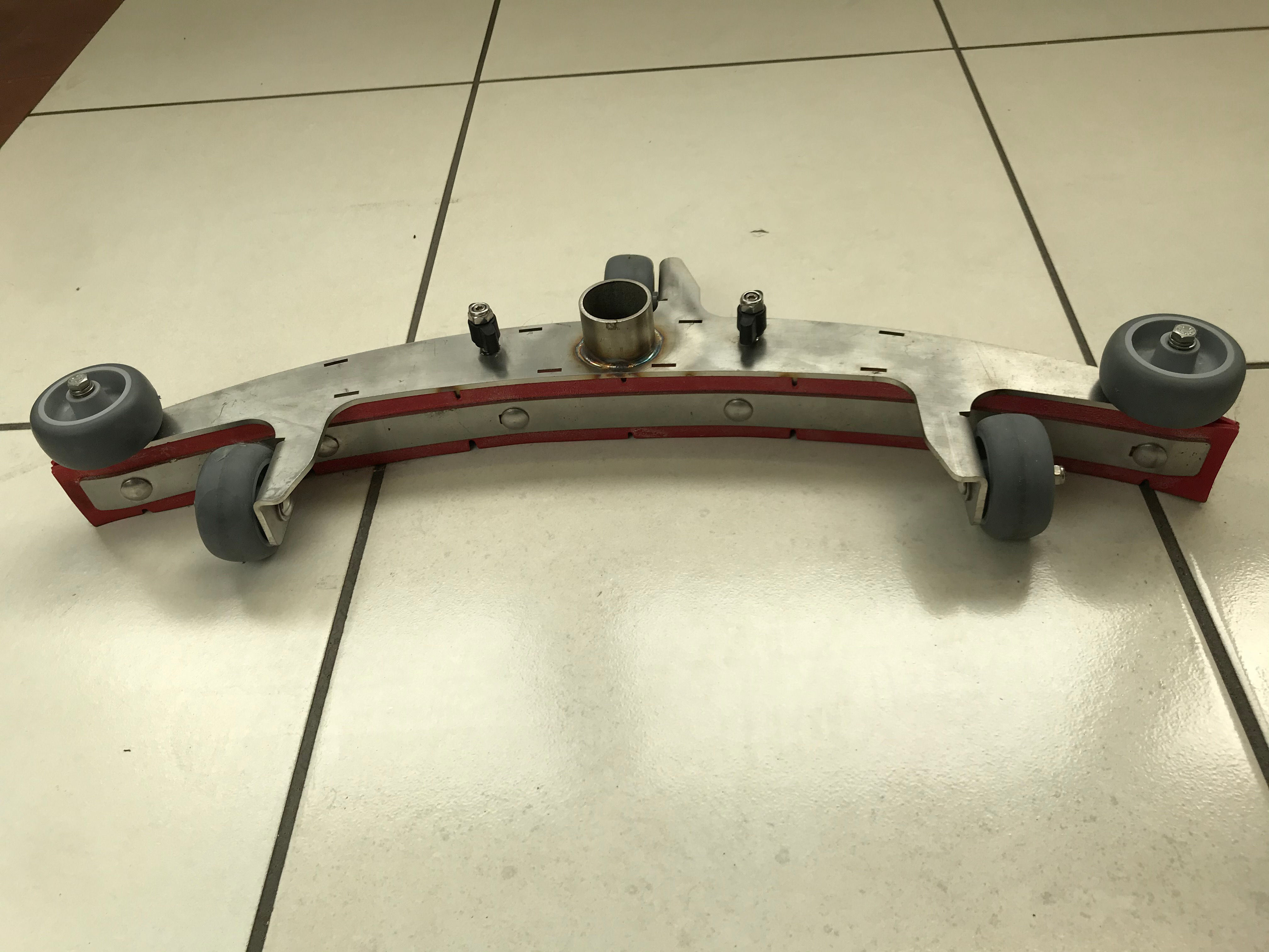 Rear rubber parabolic squeegee blade  - SBI0200 for SD20