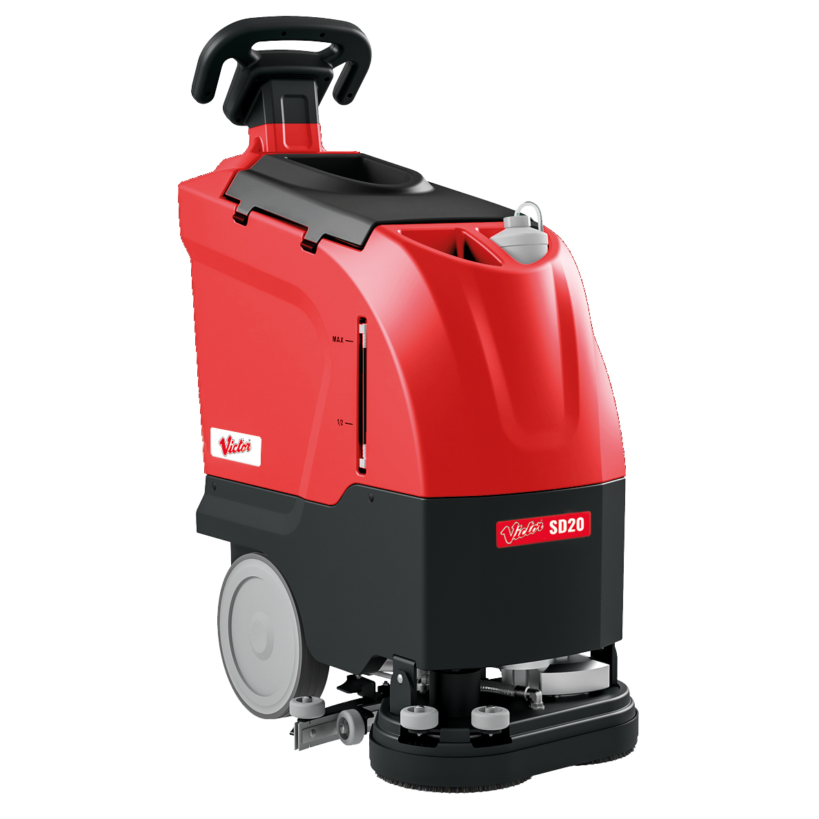 Victor SD20 Scrubber Dryer - Compact 20l Walk Behind