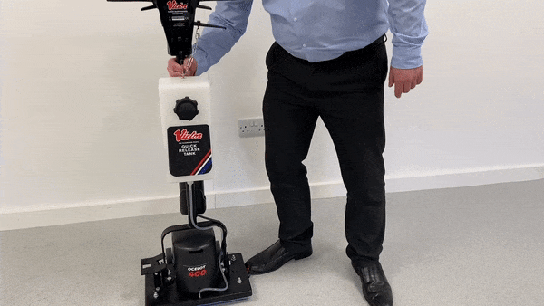 Lightweight Oscillating Floor Cleaning Machine
