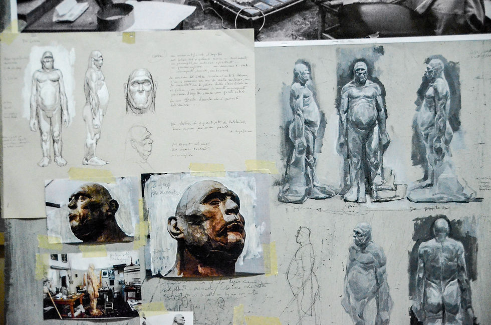 Golem. Disegni preparatori