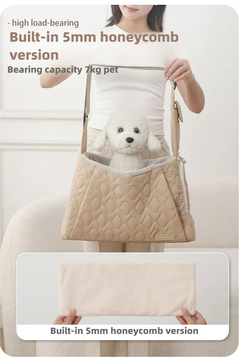 Miniaturbild: Pet Sling Carrier Soft Fabric Dog Cat Travel Bag Mesh Window Adjustable Strap Po