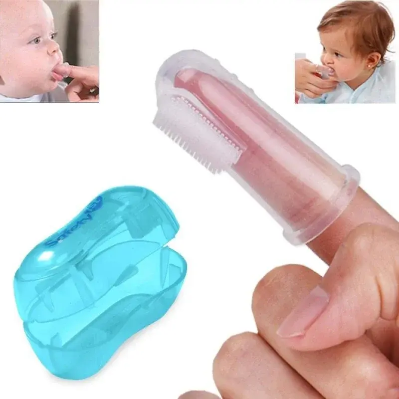 Miniaturbild: Super Soft Pet Finger Toothbrush Teddy Dog Brush Bad Breath Tartar Teeth Care To