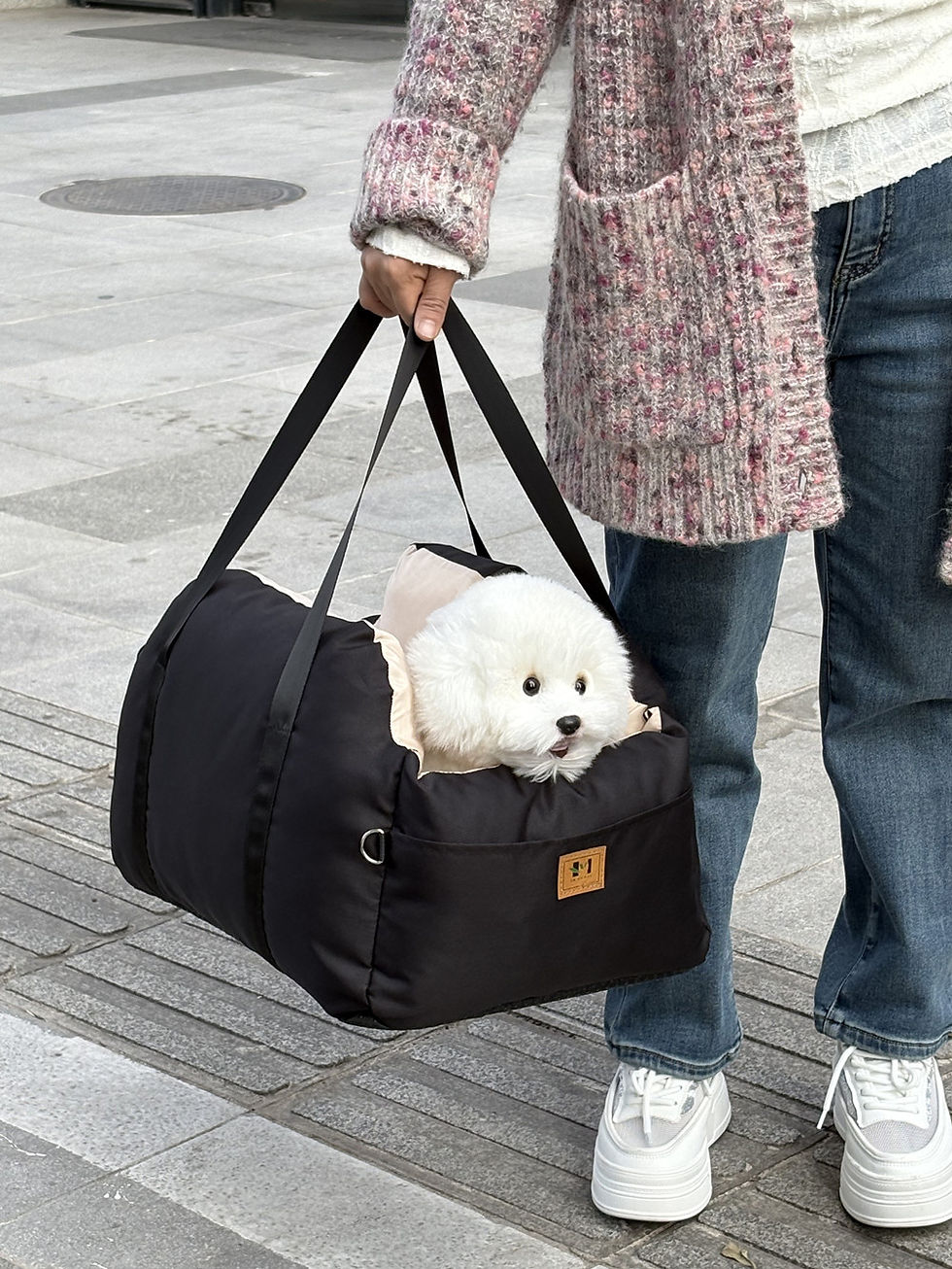 Miniaturbild: Dog Car Seat with Safety Belt Four Season Universal Pet Ooster Nest Cushion Wash