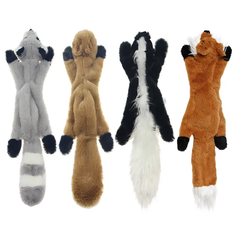 Miniaturbild: New 45cm Simulated Animal Holster No Stuffing with Squeakers Dog Chew Toy Durabl