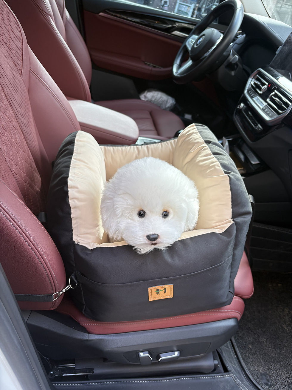 Miniaturbild: Dog Car Seat with Safety Belt Four Season Universal Pet Ooster Nest Cushion Wash