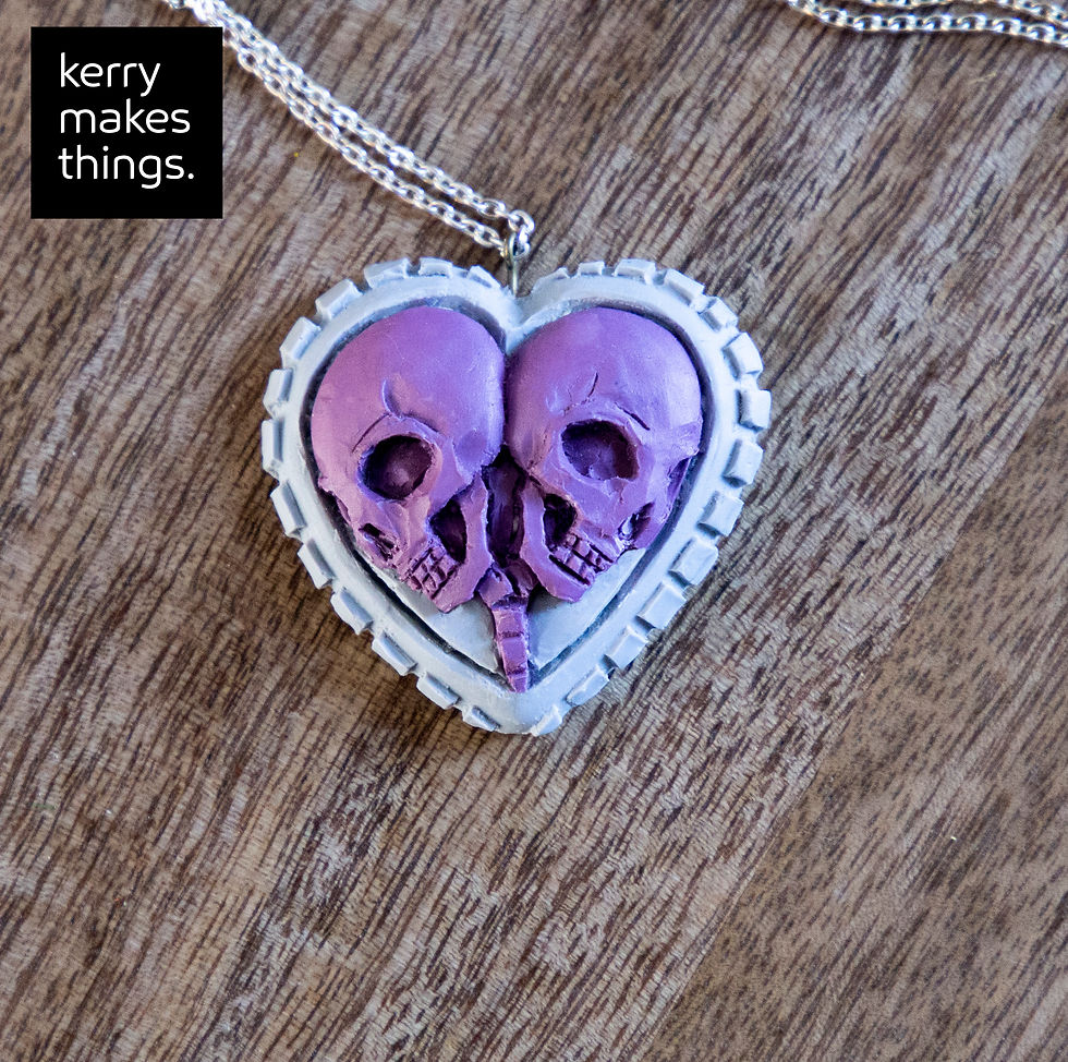Thumbnail: Resin Skull Necklace