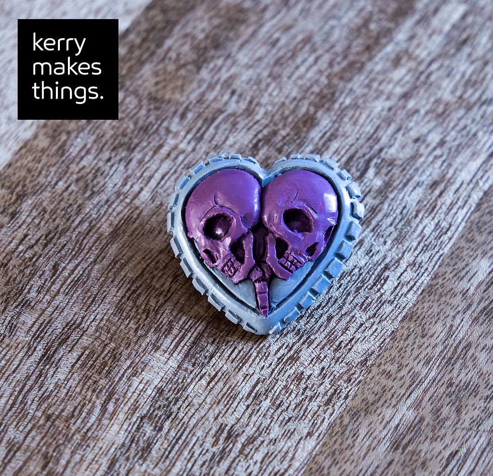 Thumbnail: Skull Brooches (£15 each)