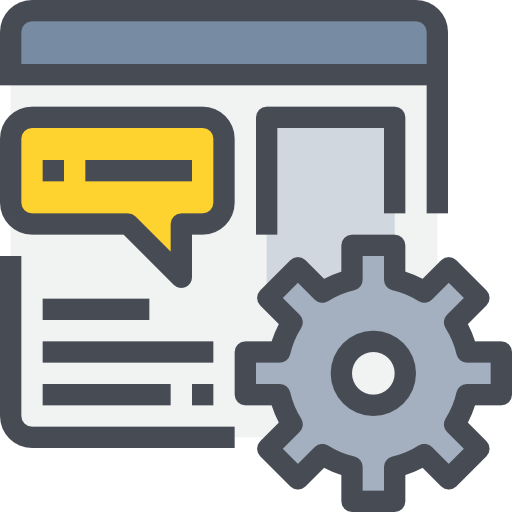 review browser with settings gear icon