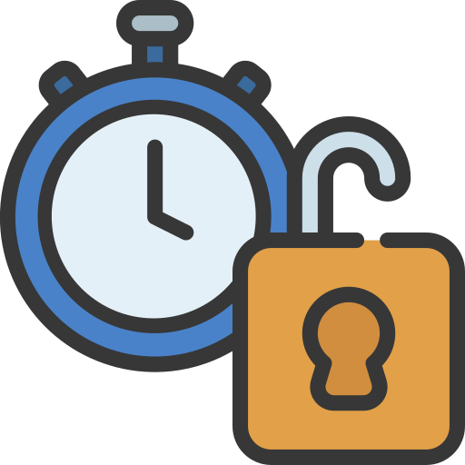 time wih locker icon
