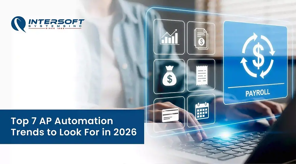 Top 7 AP automation trends for 2026 showing digital accounts payable workflow