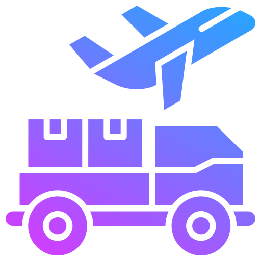 logistics and transportation icon