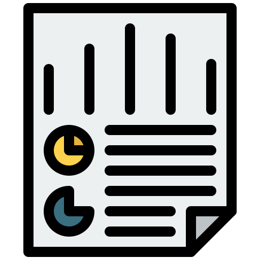bar chart reporting icon