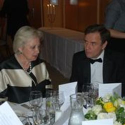 Pamela Harper and guest speaker Greg Hands MP