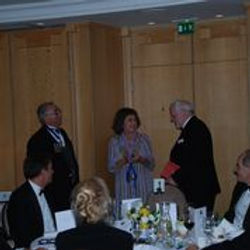 Alec is invested with Past President's medal