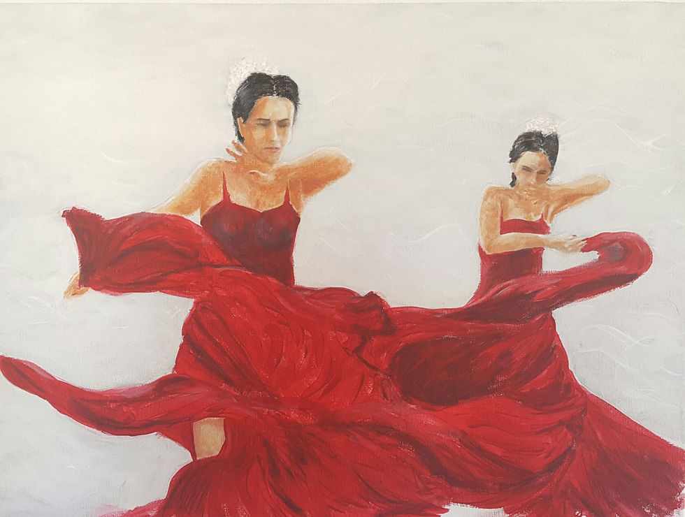 Two Dancers Merge