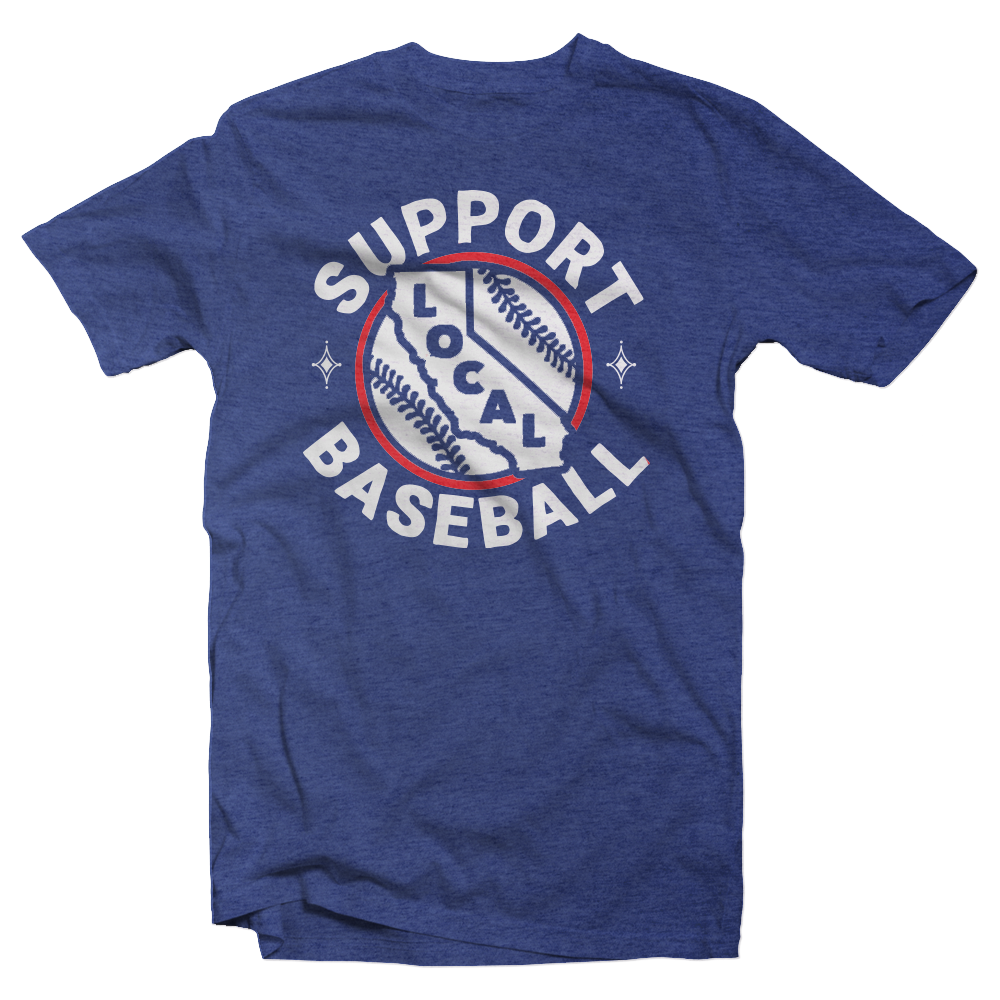 Support California Baseball Tee