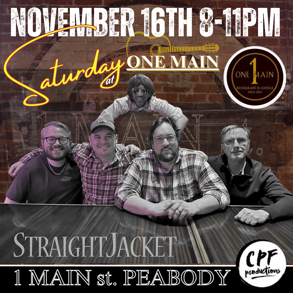 Straight Jacket LIVE One Main Restaurant Peabody