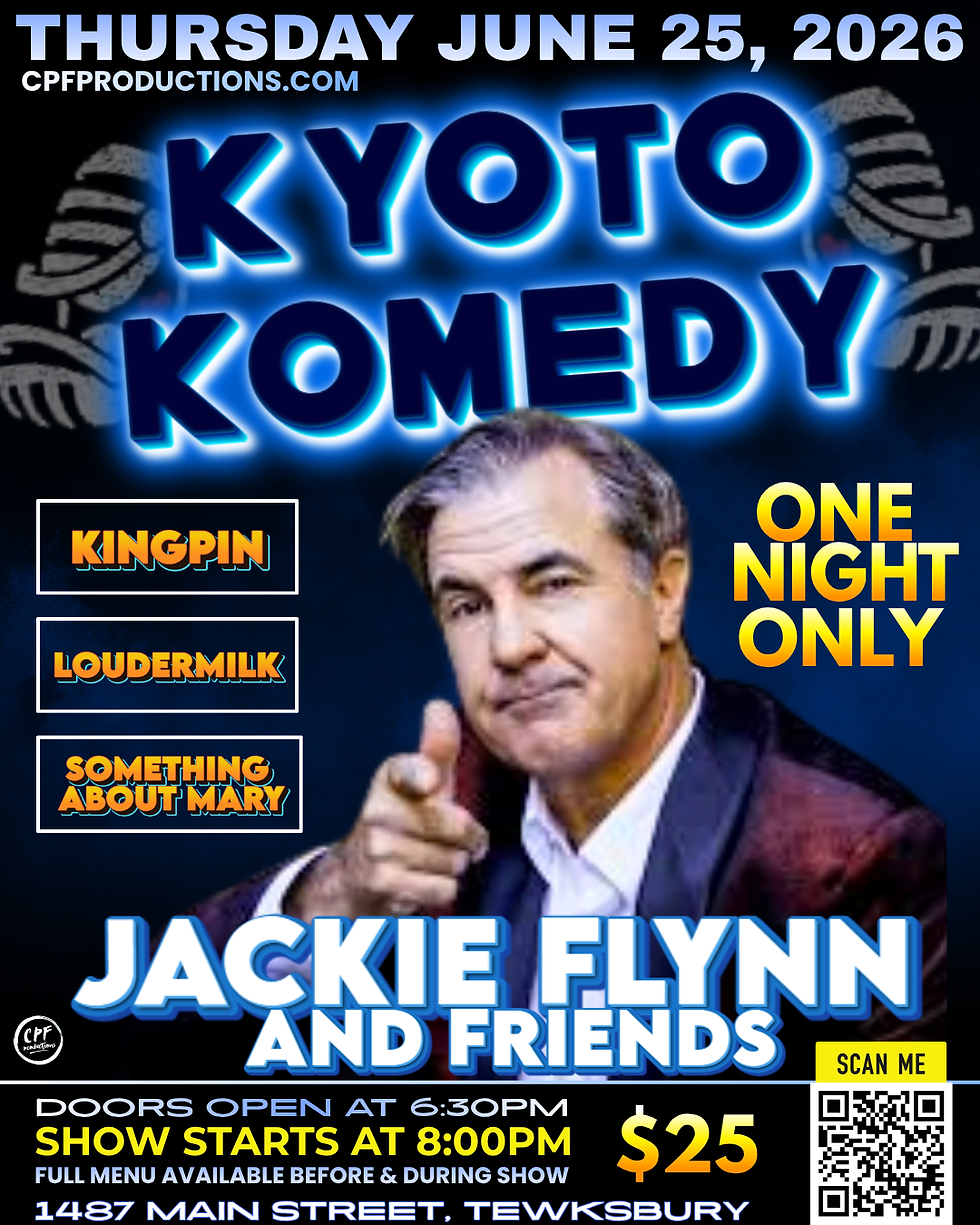 KYOTO KOMEDY is back with JACKIE FLYNN