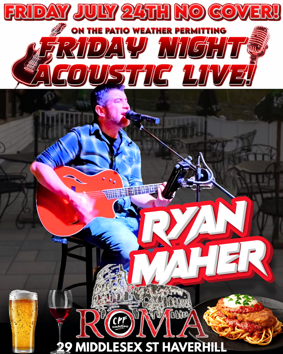 ACOUSTIC SATURDAYS at Roma in Haverhill