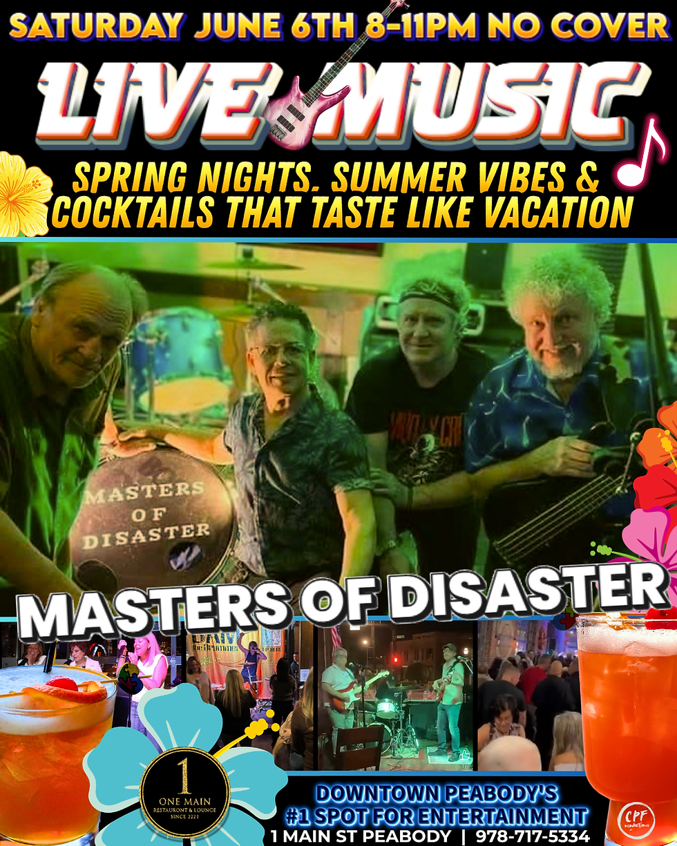 LIVE MUSIC at One Main Restaurant & Lounge Peabody