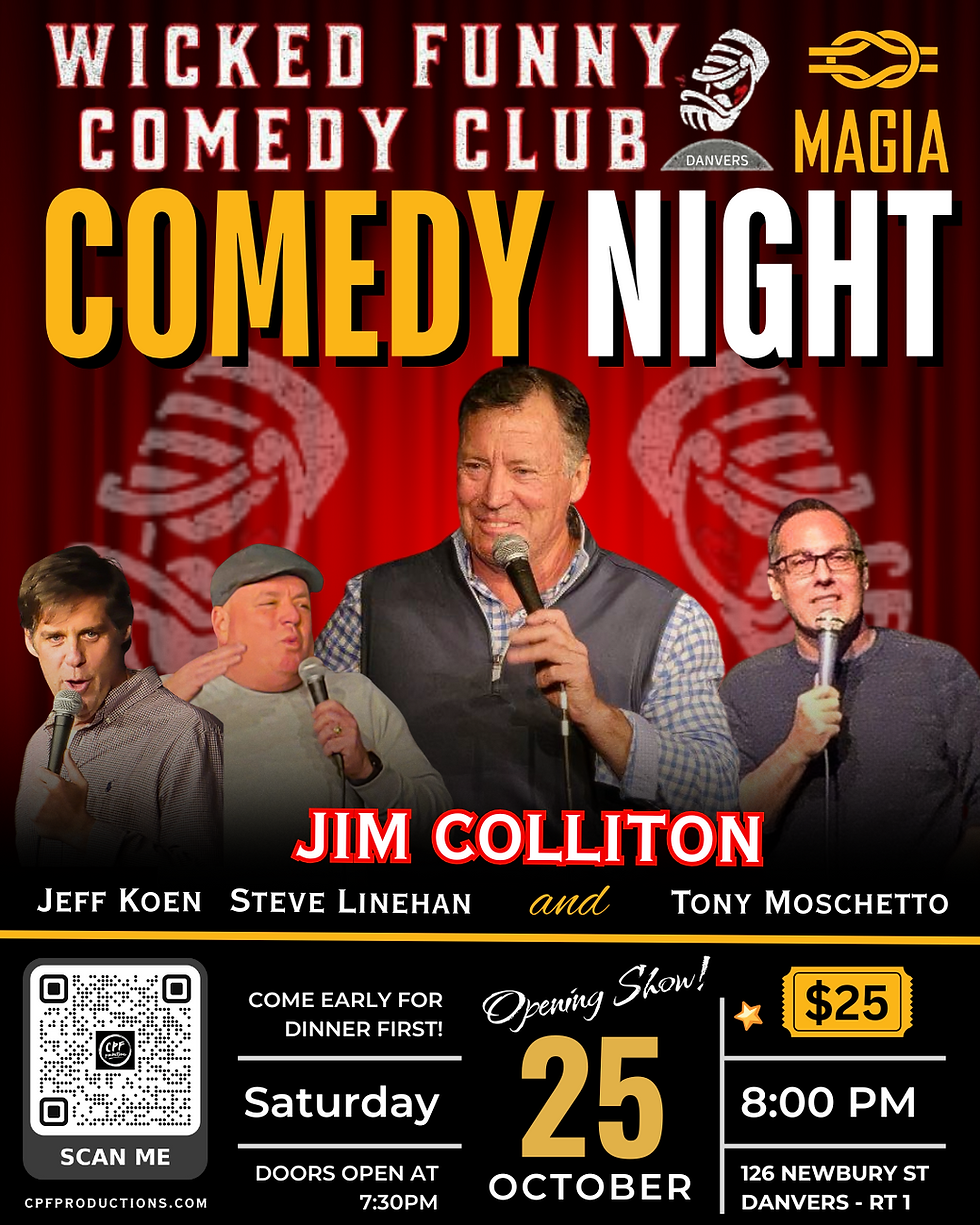 LIVE COMEDY at Magia in Danvers!