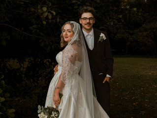 Aidan and Erika's Warm, Intimate, and a Burgundy Church Wedding Celebration at Hartman Venue