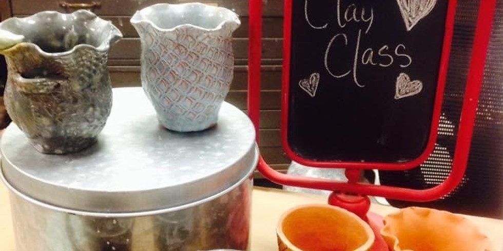 Couple's Valentine Clay Class & Desserts