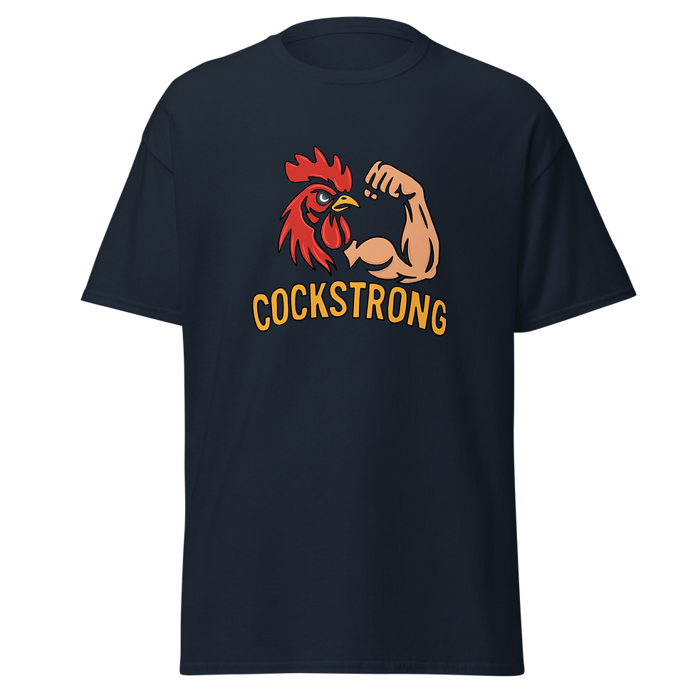 Thumbnail: Cockstrong Rooster Unisex tee