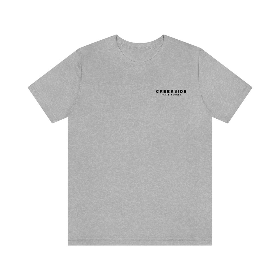 Thumbnail: CREEKSIDE FLY & TACKLE TRIPPLE TROUT Unisex Jersey Short Sleeve Tee