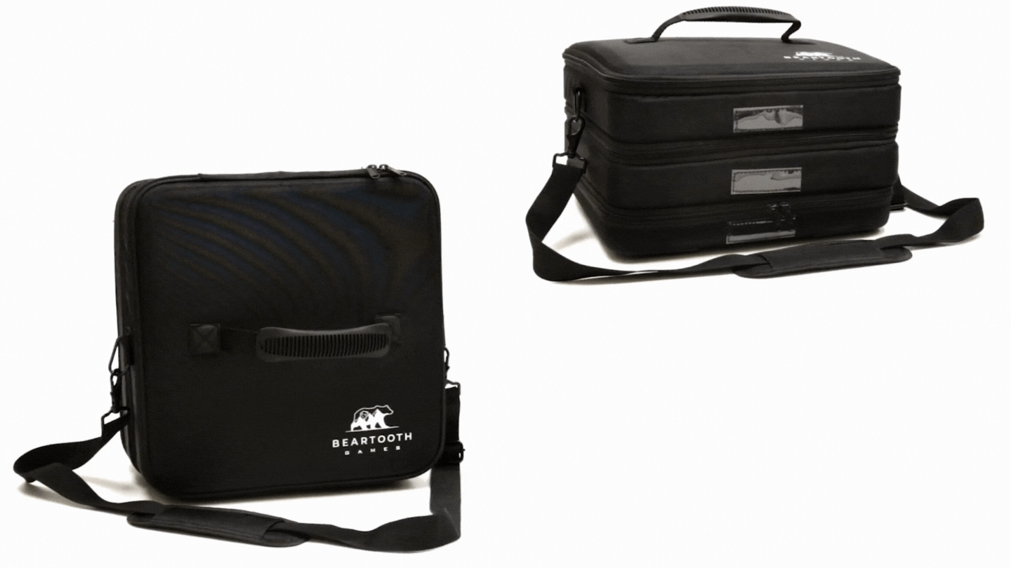 The Boulder Explorer Series Board Game Bag 360 Rotation