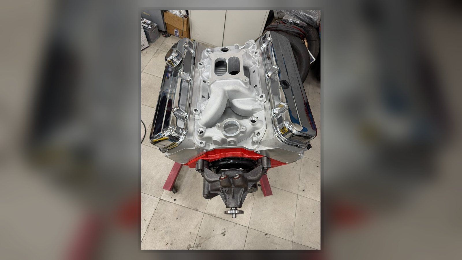 Big Block Chevy V8 engine build at MPG Max Performance Garage in Dubai