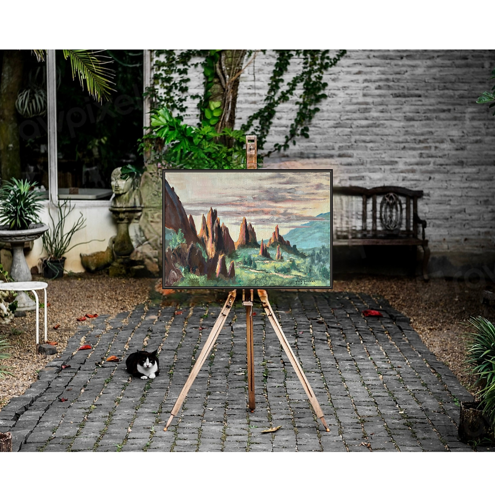 Thumbnail: "Garden of the Gods," 9 x 12 inches, Oil on Linen