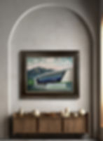 Kucera Legacy Center at Falcon Stadium painting by Glory Paulson