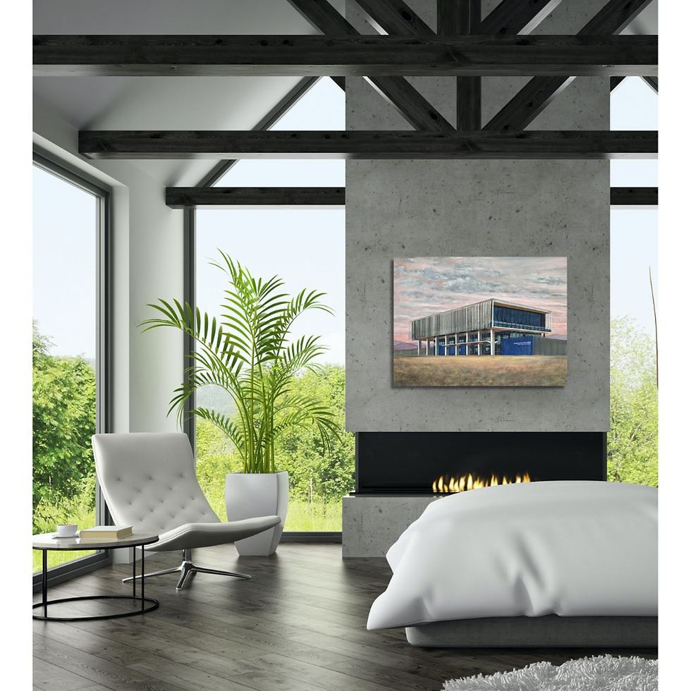 Thumbnail: Signed Print of "Madera Cyber Innovation Center at the Air Force Academy"