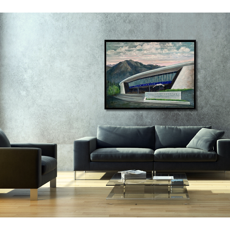 Thumbnail: Signed Print of "Kucera Legacy Center at the Air Force Academy"