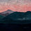 Thumbnail: Signed Print of "U.S. Air Force Academy Below Pikes Peak at Sunset" (DRK)