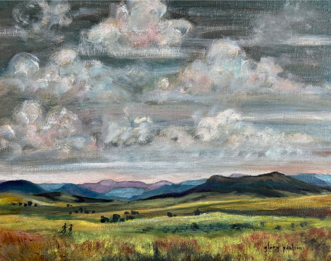 "Trail Run," 8 x 10 inches, Oil on Linen