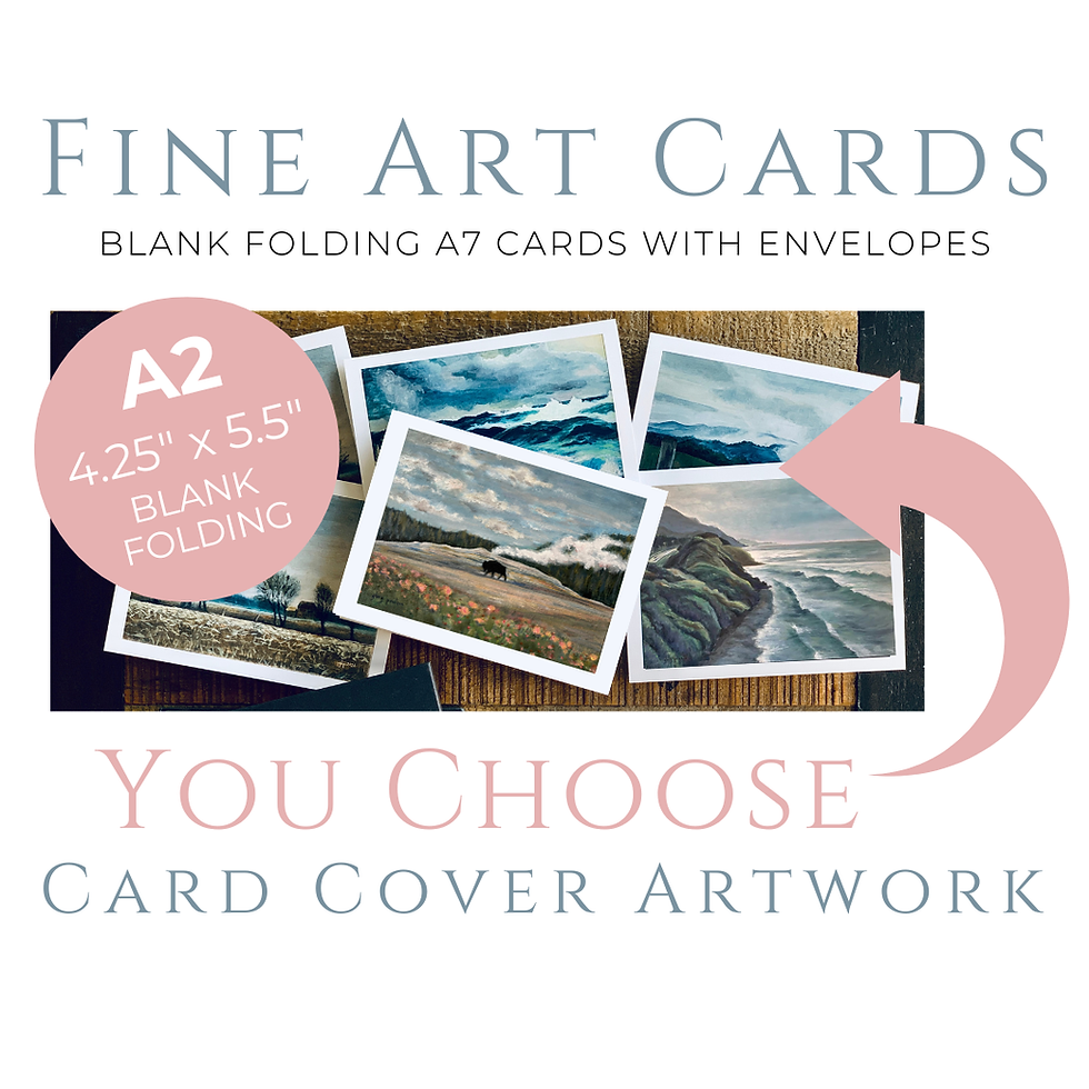 A2 Custom Order Greeting Card Set, Blank