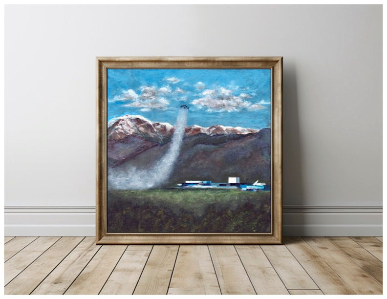 Thumbnail: Signed Print of "Sanctuary Pointe View" (US Air Force Academy)