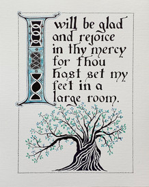 Set My Feet by Glory Paulson, original artwork by Glory Paulson, oil painter, calligrapher and watercolorist, Larkspur, Colorado, www.glorypaulsonfineart.com