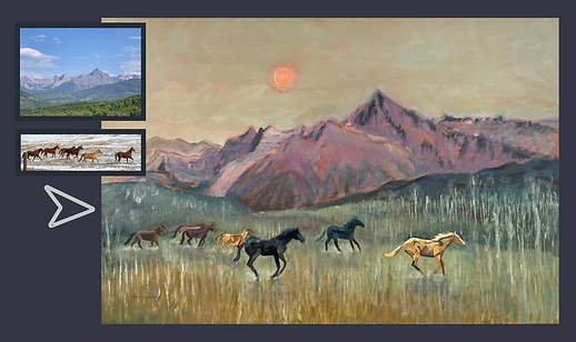 Glory Paulson Horse Paintings