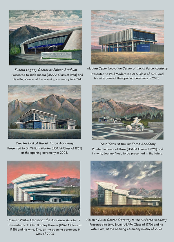 USAFA Paintings by Glory Paulson