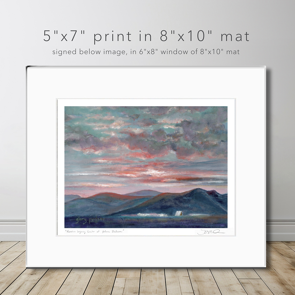 Thumbnail: Signed Print of "Solemn Melody at the Air Force Academy"